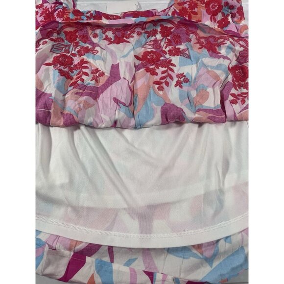Emily Wonder Colorful & Floral Baby Doll Fully Lined Dress Size 2X NWT - Picture 6 of 7